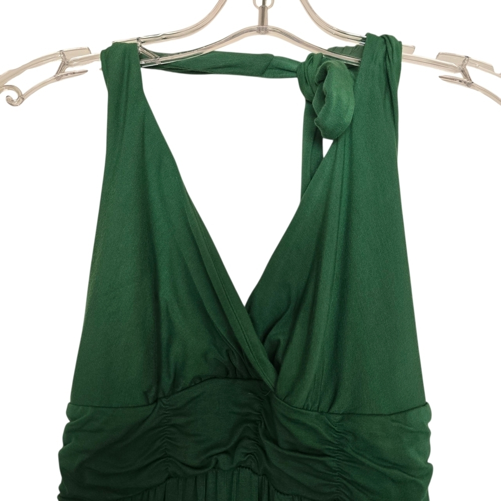 Soma Elegant Backless Green Dress - Picture 3 of 3